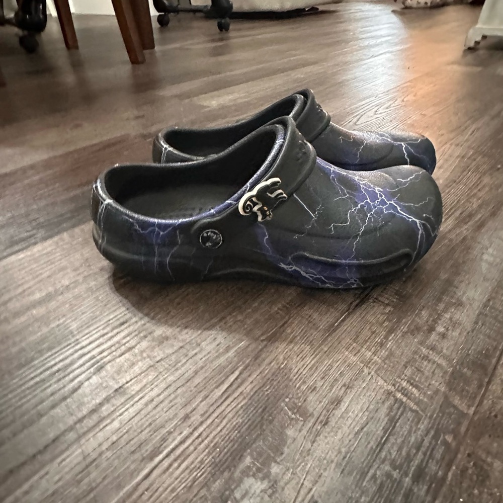 CROCS Black and Purple Women's Shoes